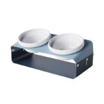 Pet Ceramic Slanting Double Bowl Anti-spill - Image 4