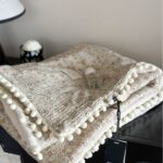 Fleece Blanket Light Luxury Ins Crepe Cotton Multi-functional Small Blanket Office Nap Blanket Shawl Cover Blanket - Image 7