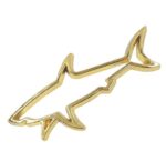 Personalized Hollow Shark Metal Decorative Label - Image 3