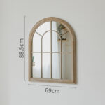 Retro False Window Decoration French Wall Mirror Landing - Image 5