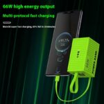 Creative Large Capacity Container With Line 66W Super Fast Power Bank 20000 MA Mobile Power Supply - Image 3