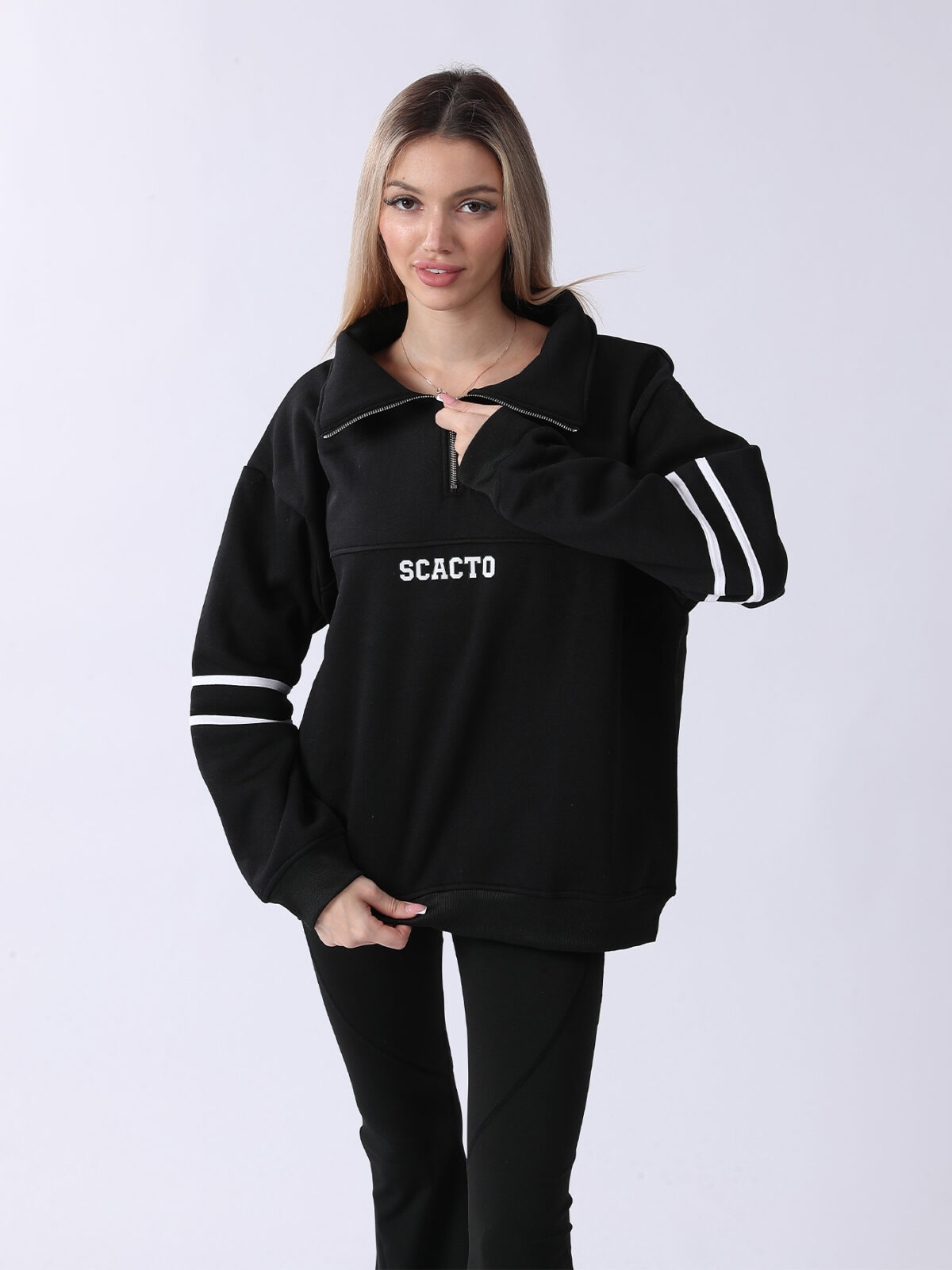 Women's Long Sleeved Sweatshirt - Image 3