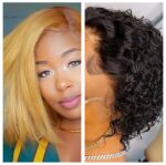 Cut Real Hair Front Lace Wig - Image 6