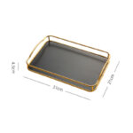 Household Rectangular Tea Tray Water Cup Storage Tray - Image 2