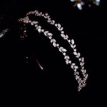 Women's Double Layer Crystal Zircon Leaf Hair Band - Image 2