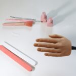 Nail Art Practice Hand Model Silicone Fake Hand Model Realistic Training Hand Fake Fingers - Image 2