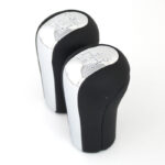 Electroplated Black Leather Gear Head Handball Speed Rod - Image 2