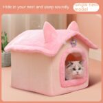 Cute Princess Cat Nest Thickened Puppet Winter Cat Pet Princess Bed - Image 5