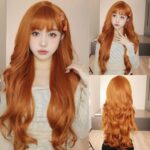 Wig Female Bangs Roller Fluffy Mid-length Hair Natural Full-head Wig - Image 3