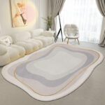 Cashmere Floor Mat Nordic Light Luxury Irregular - Image 3