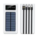 With Cable Four-wire Solar Energy Portable Battery For Mobile Phones - Image 5