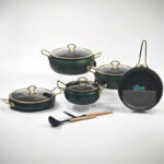 Household Fashion Gangyan Marble Non-stick Pot Set - Image 4
