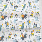 Cartoon Children's Pure Cotton Twill Bedding Fabric - Image 5