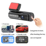 HD 4K Night Vision Lipstick Machine Front And Rear Dual Lens WiFi Interconnection GPS Track - Image 3