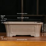 Purple Sand Rectangular Manger Antique Bonsai Classical Indoor And Outdoor - Image 2