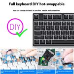 87 Key Wired Game Hot Plug Two Colors Mechanical Keyboard - Image 4