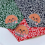 Tang Grass Pattern Lace Triangle Pet Scarf - Image 5