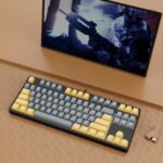 87 Key Wired Game Hot Plug Two Colors Mechanical Keyboard - Image 9