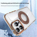 Phone Case Transparent 360 Magnetic Rotating Bracket Drop-resistant - Image 2