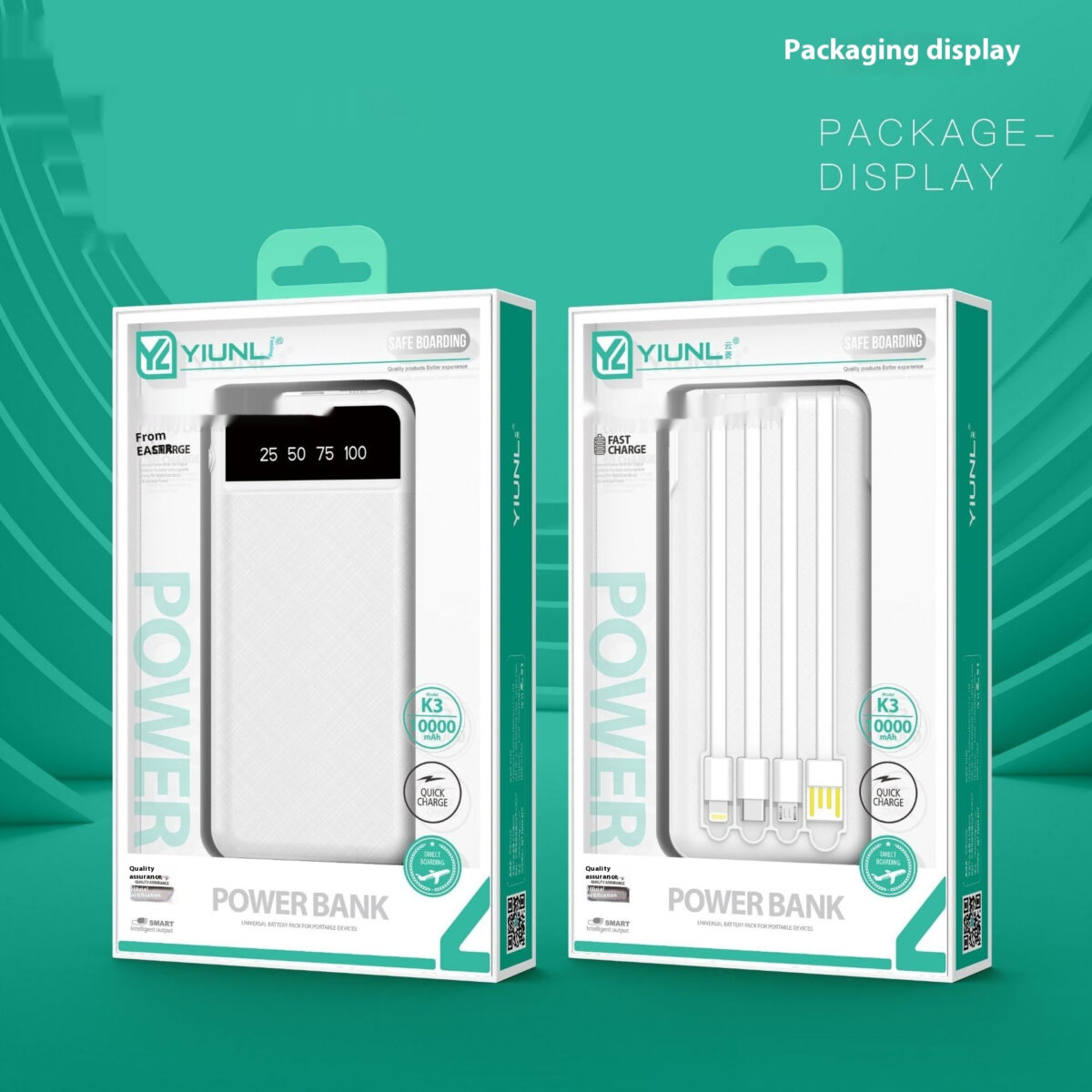 3-in-1 Charging Wire Mobile Power Supply - Image 4