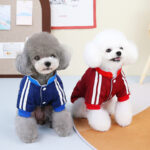 Pet Dog V-shaped Splicing Coat Thick Warm - Image 2
