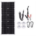30W 18V Semi-flexible Solar Panel Outdoor Solar Charging Panel USB Phone Charger - Image 3
