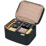 Portable Fashion Double Layer Cosmetics Bag - Image 4