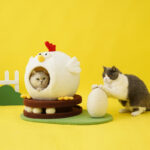 Chick Cat Litter Summer Cooling Summer Cat House Turntable Toys - Image 5