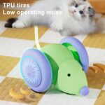 Cat Toys Interactive Electric Mouse Cat Toy Automatic Cat Teasing Stick Pet Supplies - Image 9