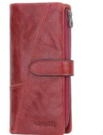 Black Angel Factory Supply Fashion Splicing Long Leather Men's Wallet - Image 7