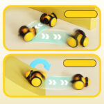 Electric Cat Car Toy Cute Bee Running Kitten Pet Toys Interactive Random Moving Stick Teaser Feather Electric Pet Cat Toys - Image 5