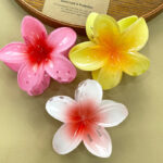 Women's Colorful Egg Flower Barrettes - Image 4
