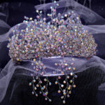 European And American Wedding Dress Big Crown Headdress - Image 6