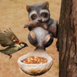 Cute Squirrel Bird Feeder For Garden Decoration - Image 4