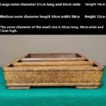 Straight Shallow Rectangular Yixing Fine Zisha Flowerpot - Image 3