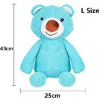 Dog Large Sound Squeaky Toys Bear Animals Shape Pet Soft Plush Chew Molar Training Toy Puppy Bite Teeth Dental Toys Pet Supplies - Image 3