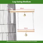Parrot Solid Wood Stand Rod Swing Grinding Claw Toy - Image 9