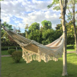 Hammock Outdoor Nordic Bohemian Tassel Double Hammock Outdoor Indoor - Image 3