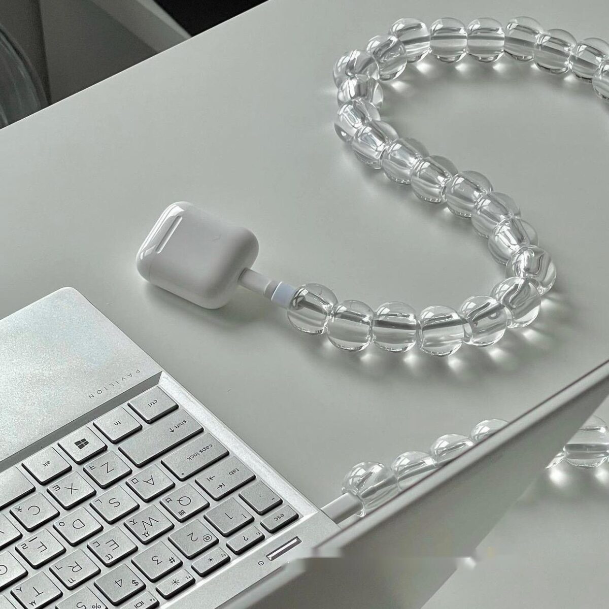 Transparent Bead Mobile Phone Data Cable - Image 5