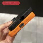 Metal Lens Frame Frosted Phone Case - Image 4