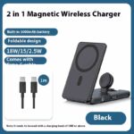 Compact And Portable Ultra-thin Wireless Watch Two-in-one Magnetic Power Bank - Image 4