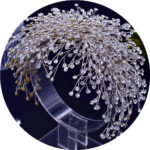 Handmade Rhinestone Headdress Wedding Hair Accessories - Image 3