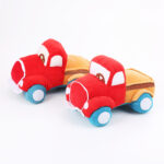 Tooth Grinding And Sound Making Plush Car Dog Toy - Image 2