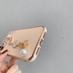 Camellia Electroplating Bracelet Soft Phone Case - Image 4