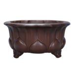 Petal Basin Purple Red Mud Antique Breathable Succulent Flower Bonsai - Image 5