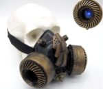 BadBoyStudio steampunk glasses cyber glow mask gas mask - Image 7