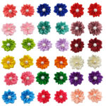 Pet Supplies Head Flower Bow Rubber Band Petal Pearl - Image 5