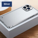 Frosted Translucent Phone Case With Aluminum Metal Frame - Image 5