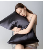Double-sided Silk Sleeping Envelope Solid Color Single Pillow Case - Image 8