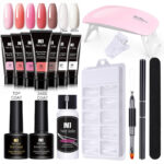 Popular 15ml Crystal Extended Glue Free Paper Cups Quick-drying Long-lasting Extended Glue Set Manicure Extended Glue - Image 4
